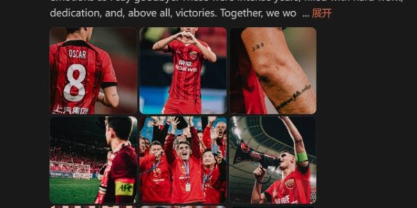 开云娱乐中心-奥斯卡发布长文告别海港：我为胸前的队徽倾尽全力